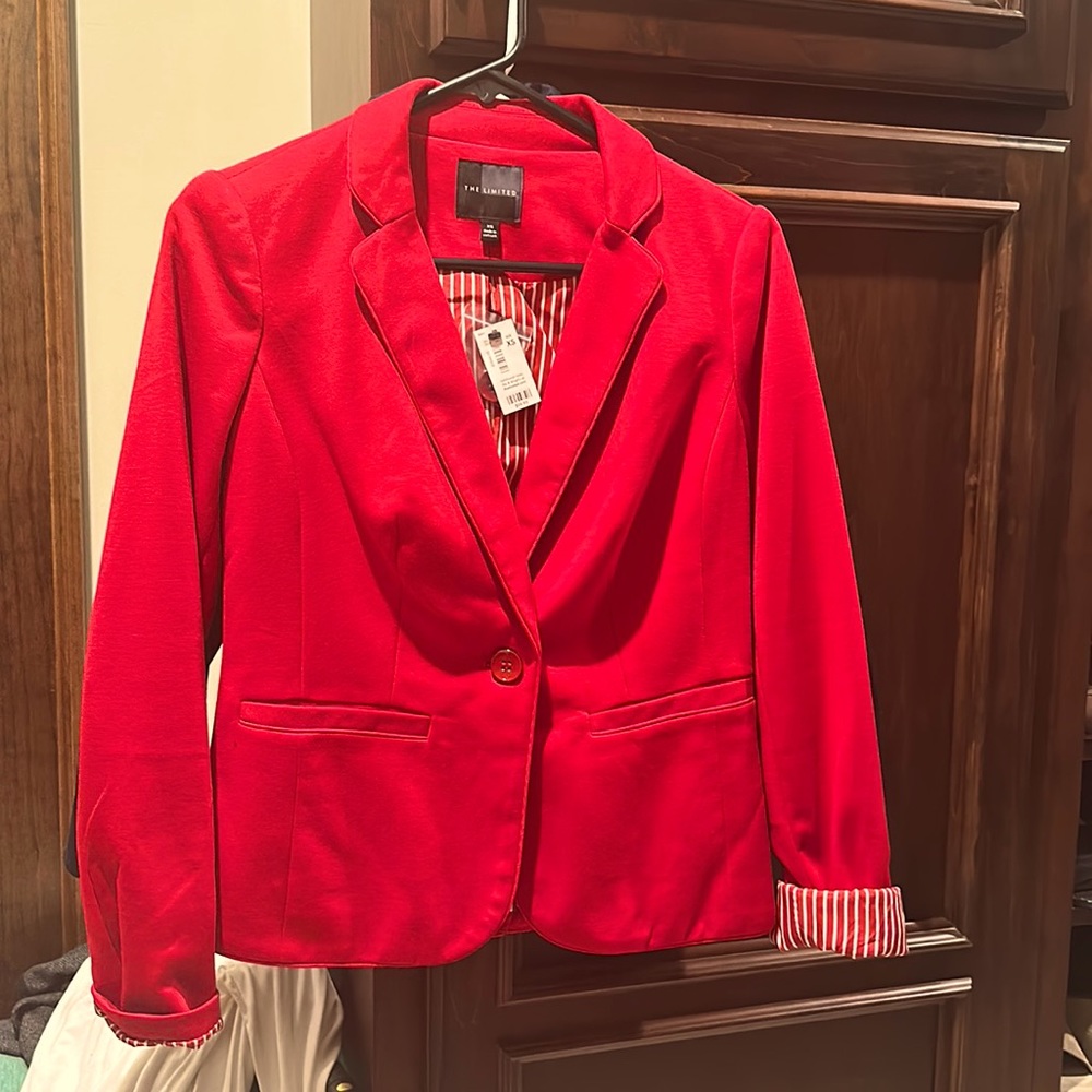 The Limited Red Blazer